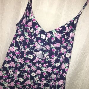Floral Old Navy Ruffle Tank